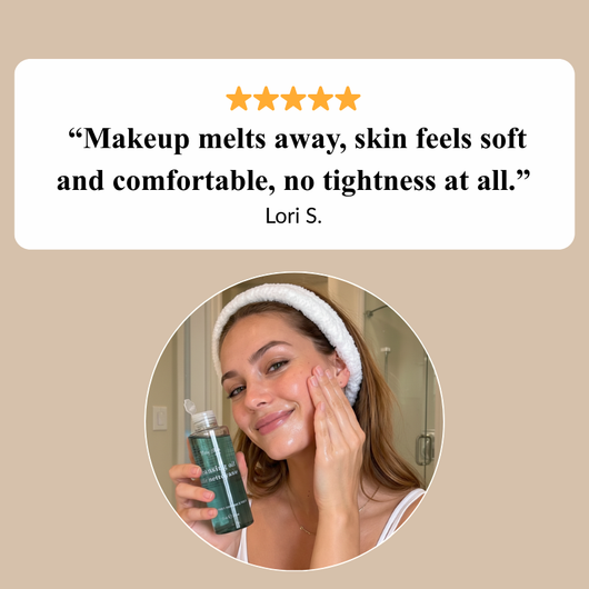 Melts Away Everything — Sunscreen, Makeup, the Day.